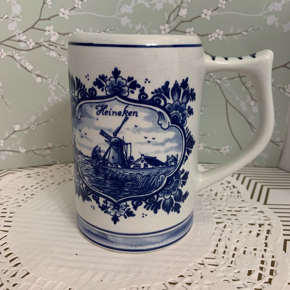 🍺 Heineken Blue Delft Stein